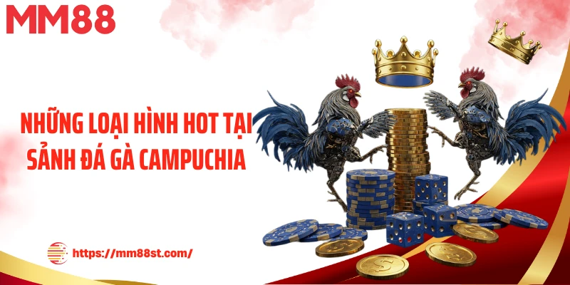 Những loại hình hot tại sảnh đá gà Campuchia